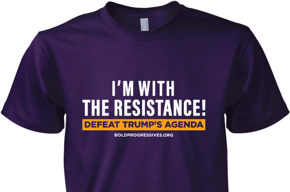 Resistance Slogan T Shirt Design