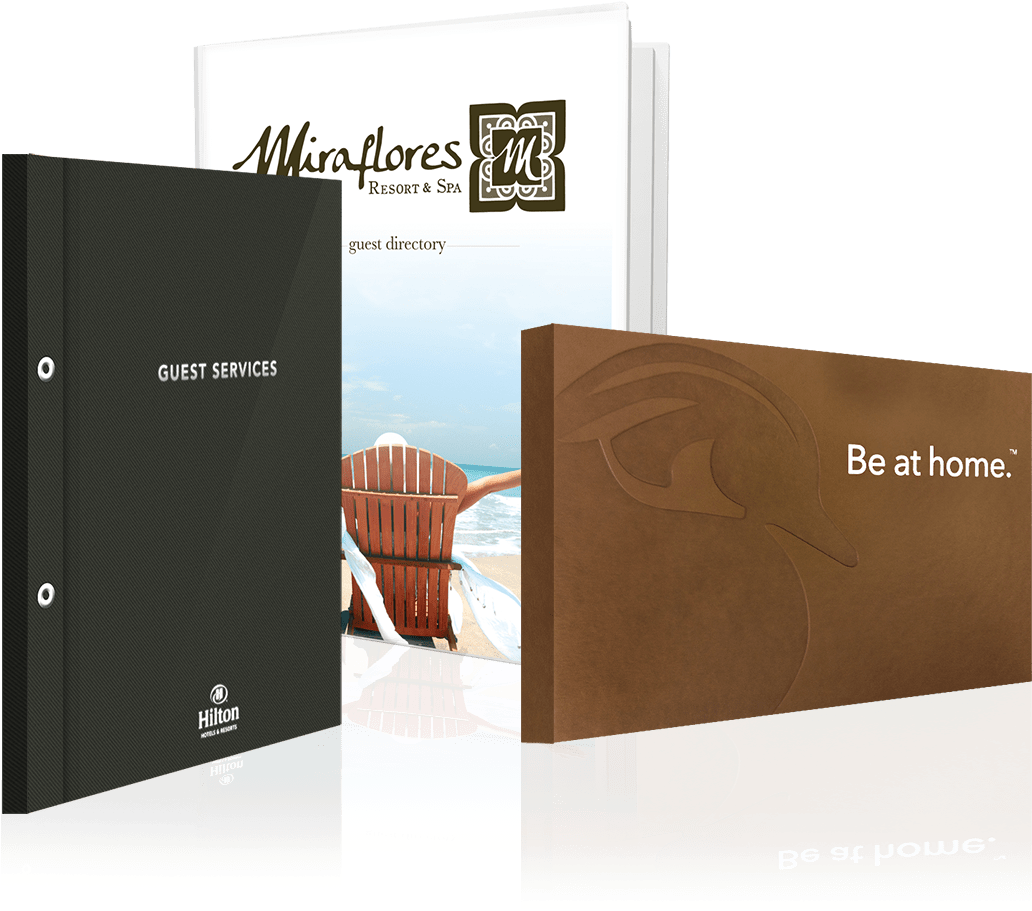 Resort Branded Guest Information Folders