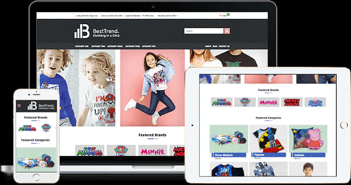 Responsive Design Best Trend Clothing Website