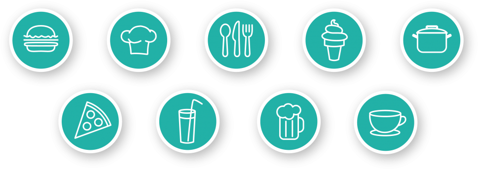 Restaurant Icons Set_ Vector