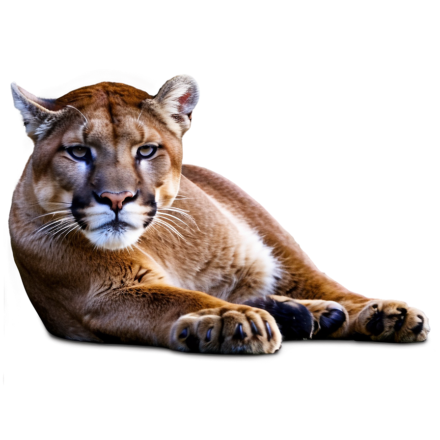 Resting Cougar Png Nqv