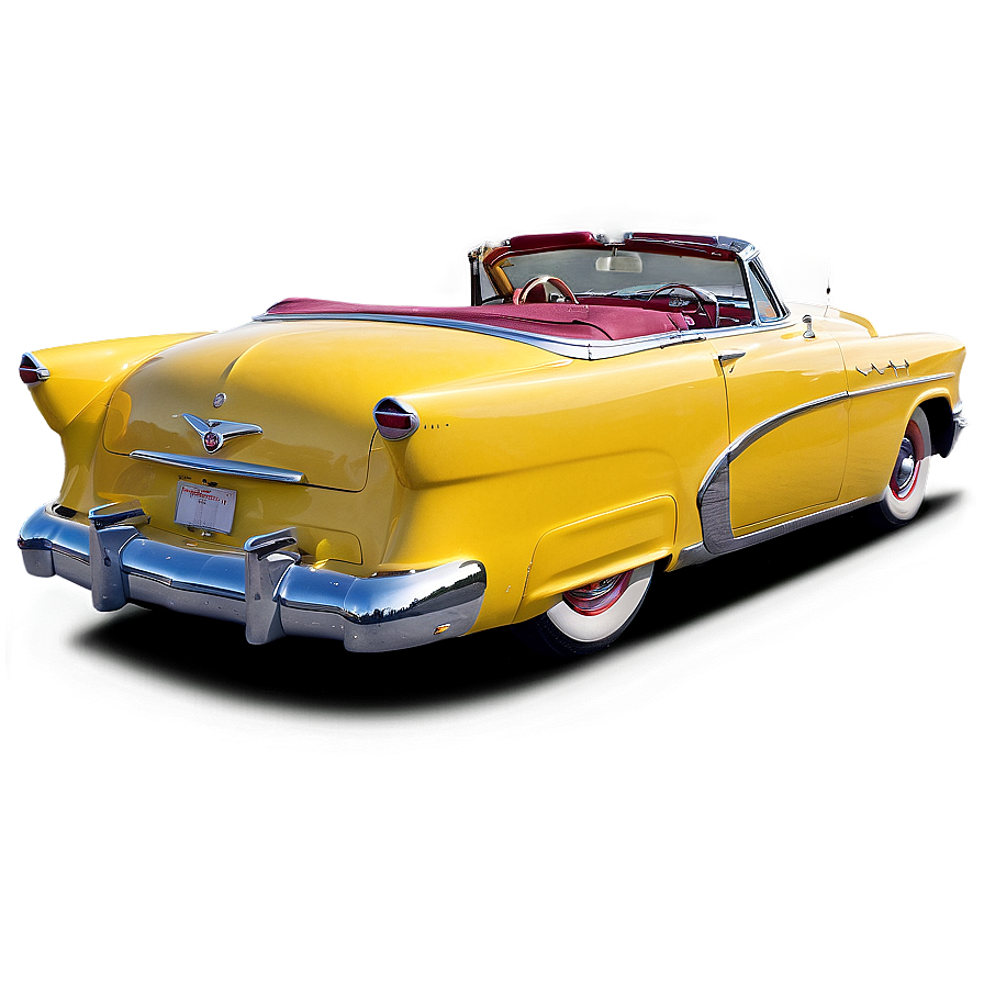 Retro 1950s Convertible Cars Png 49