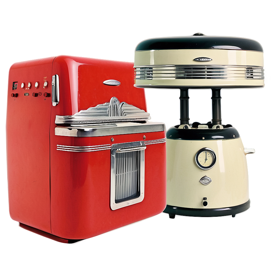 Retro 1950s Kitchen Appliances Png 06242024