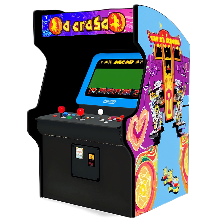 Retro Arcade Cabinet Png 05242024