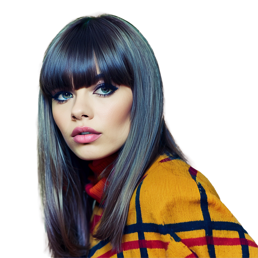 Retro Bangs Inspiration Png 61