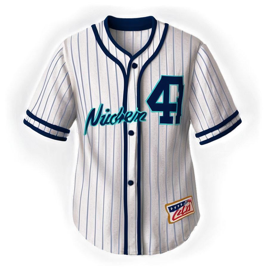 Retro Baseball Jersey Png 06282024