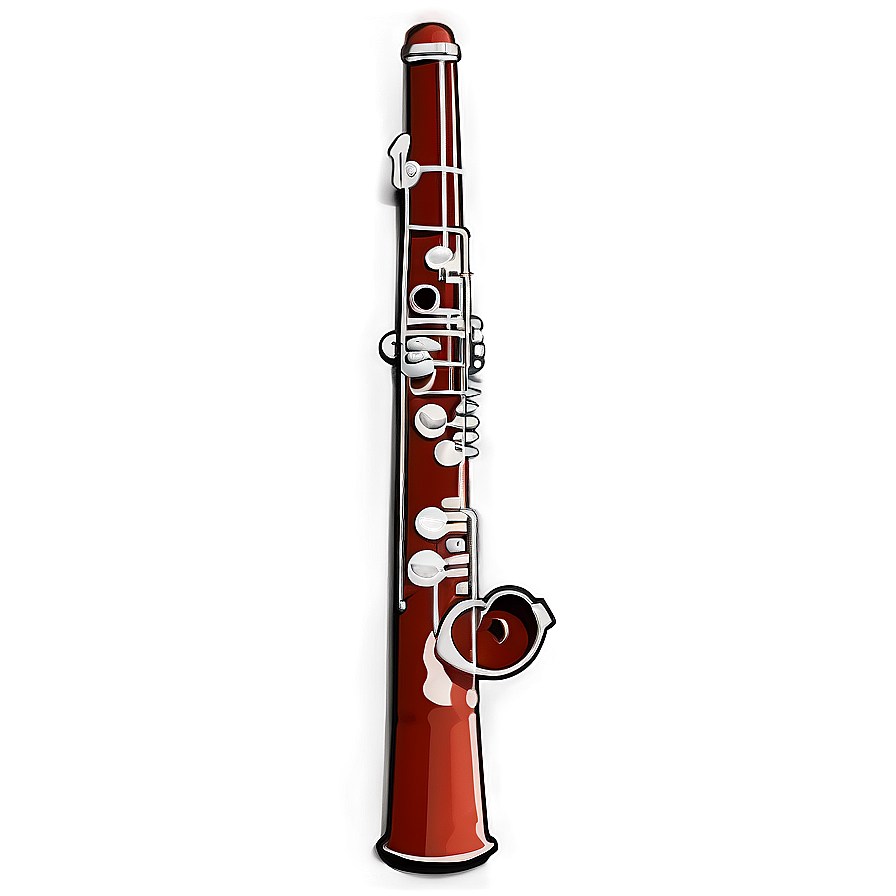 Retro Bassoon Poster Png Pyg