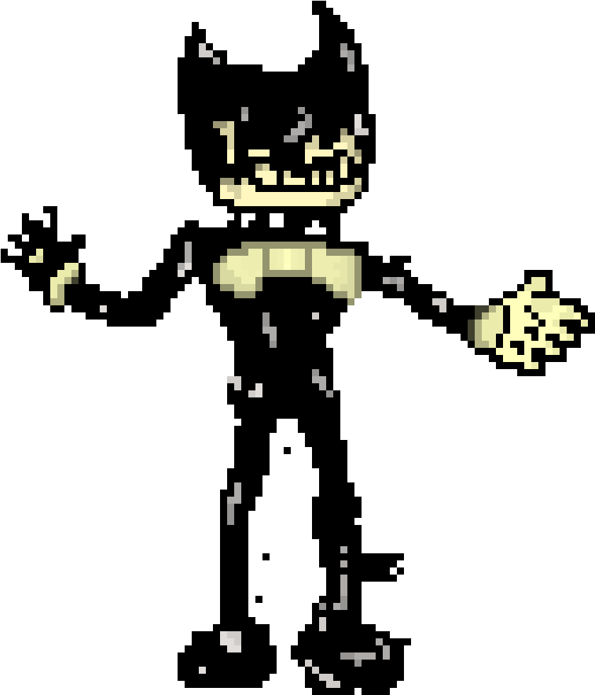 Retro Bendy Pixel Art