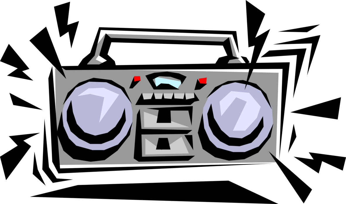 Retro Boombox Artwork