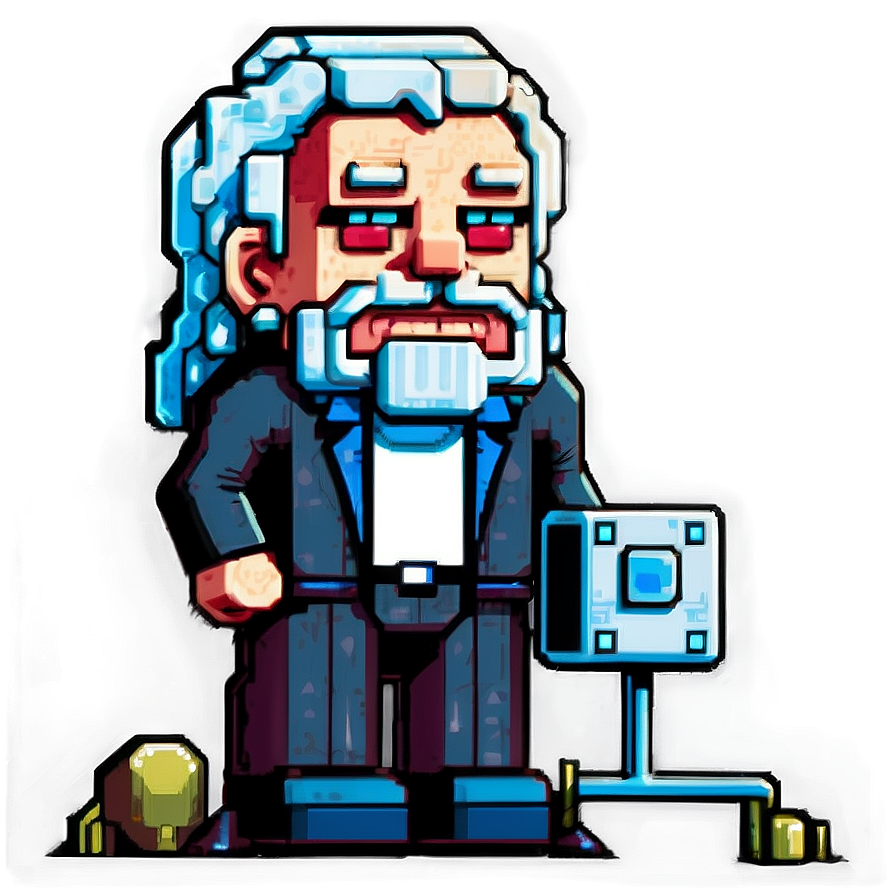 Retro Boss Pixel Art Png 06242024