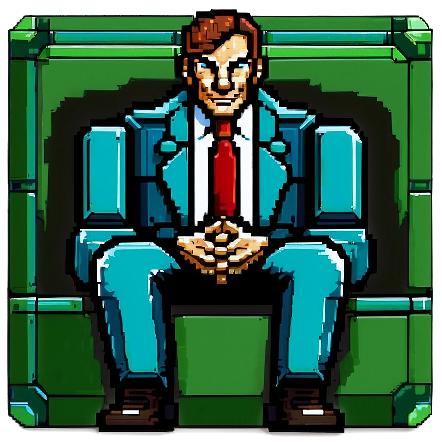 Retro Boss Pixel Art Png 4