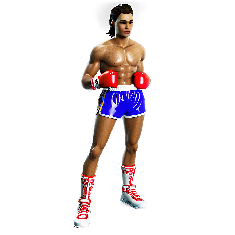 Retro Boxer Outfit Png 06242024