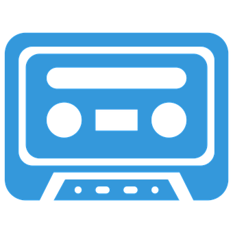 Retro Cassette Player Icon