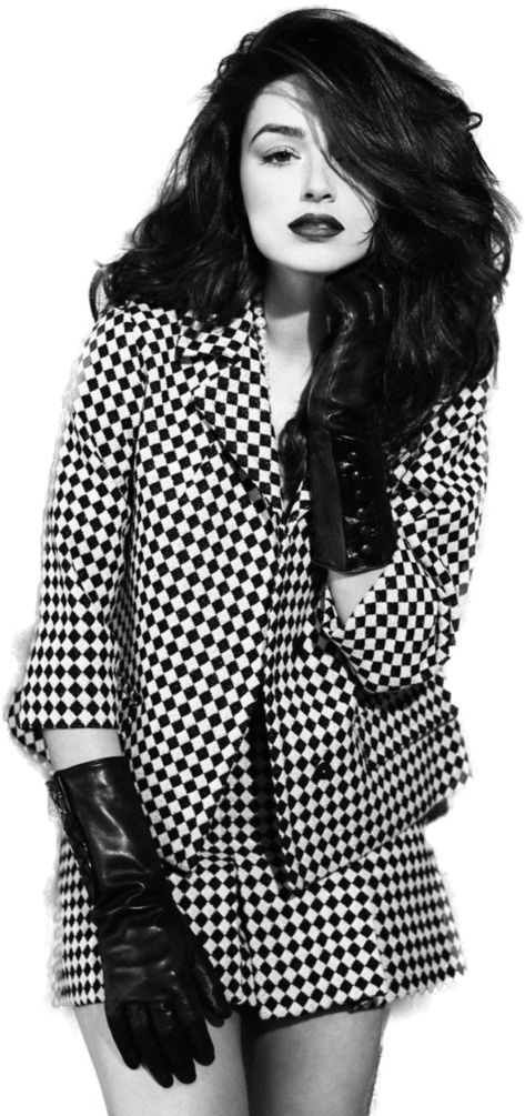 Retro_ Checkered_ Fashion_ Photoshoot