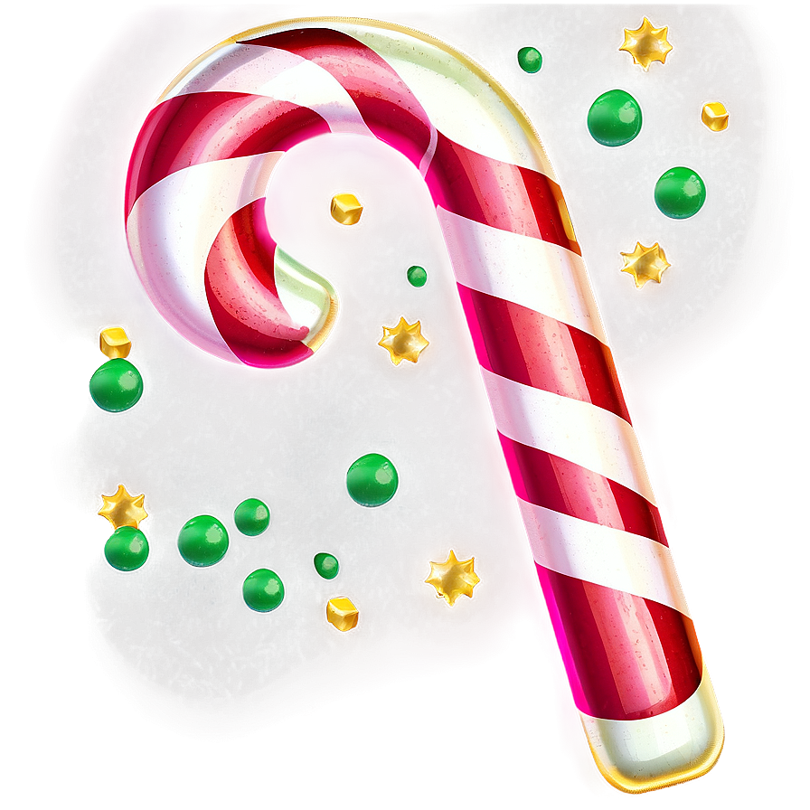 Retro Christmas Candy Cane Png 06252024