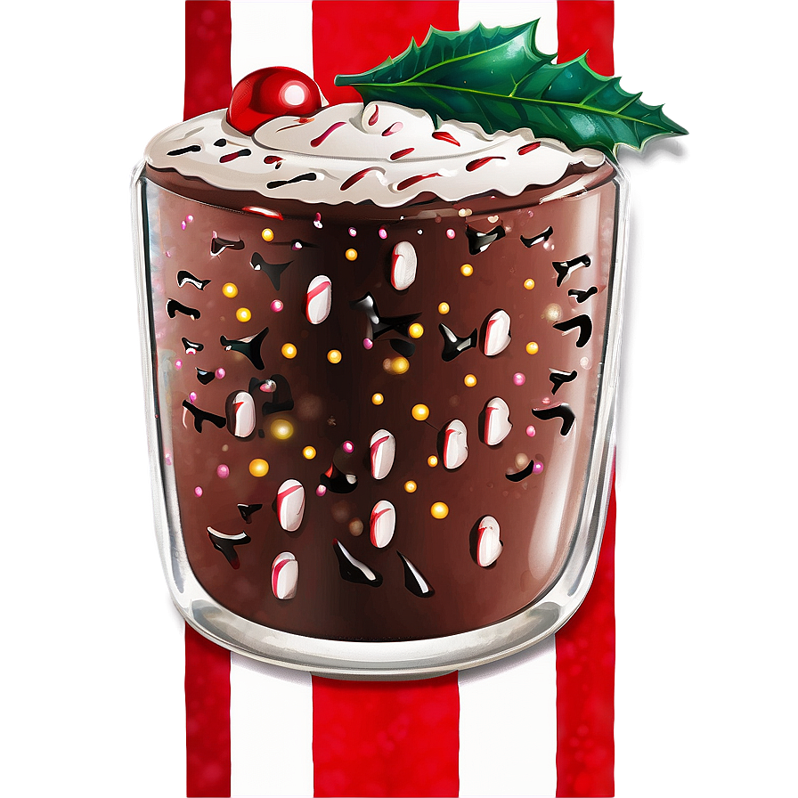 Retro Christmas Hot Chocolate Png Yth