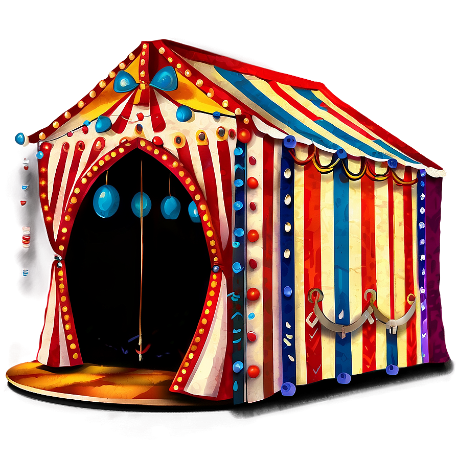 Retro Circus Tent Drawing Png Lxb