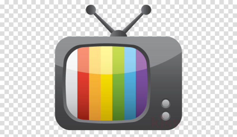 Retro Colorful T V Icon