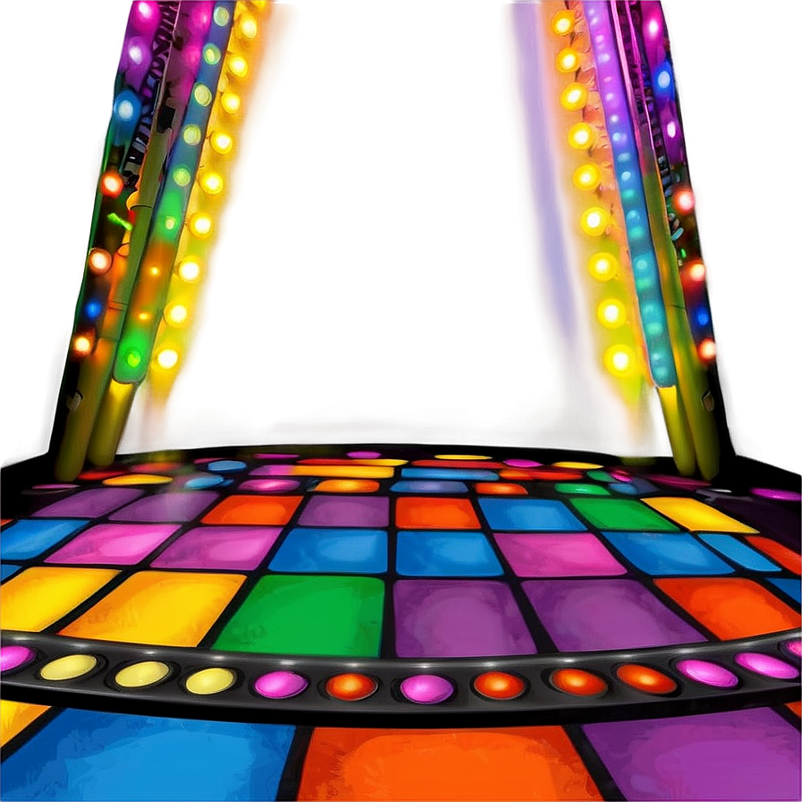 Retro Dance Floor Png 64