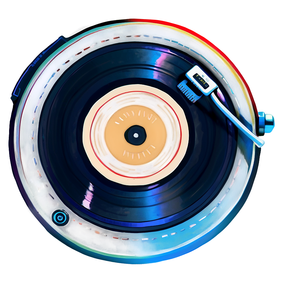 Retro Dj Turntable Png 06292024