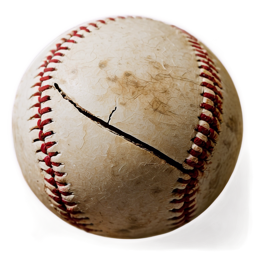 Retro-faded Baseball Png Tdh