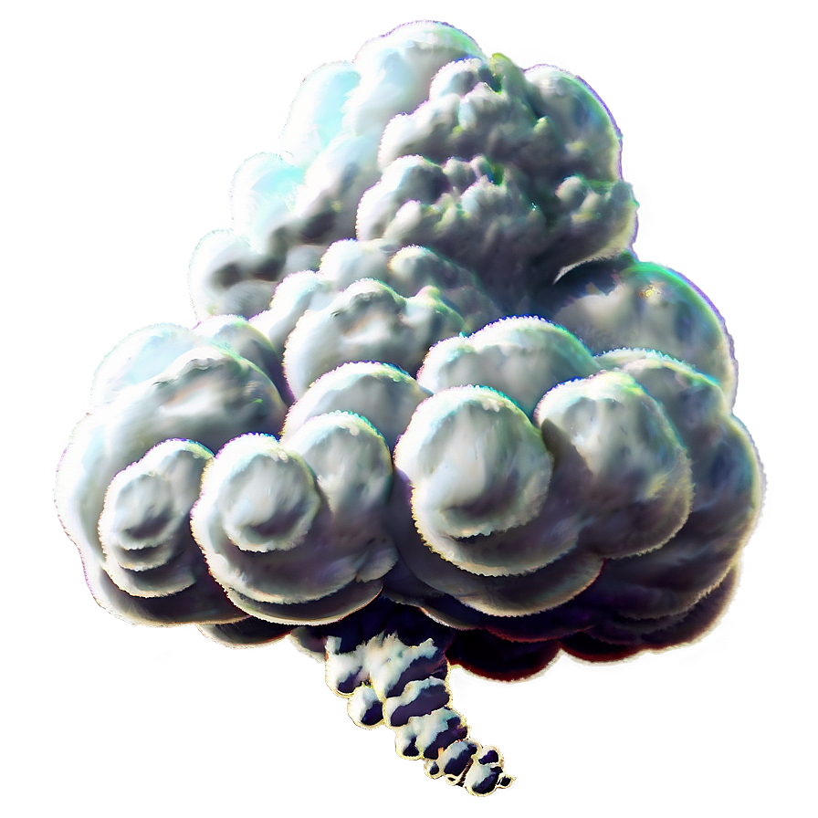 Retro Fart Cloud Png 4