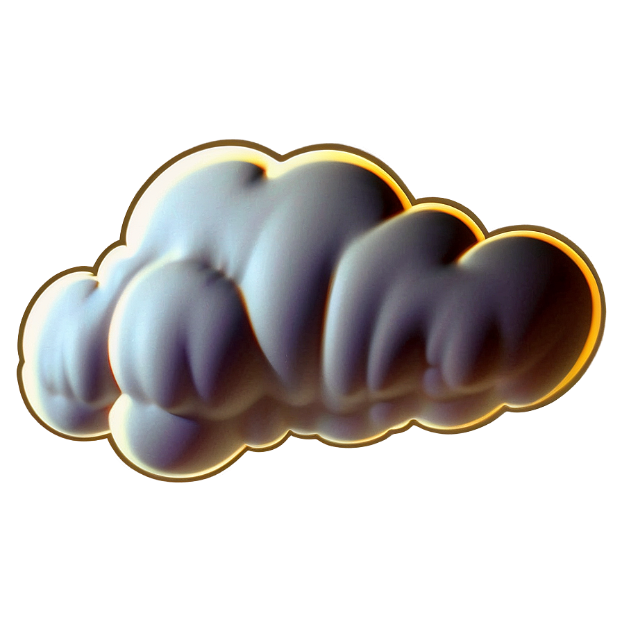 Retro Fart Cloud Png Vxv88