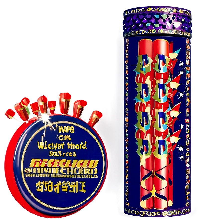 Retro Firecrackers Advertisement Png 06242024