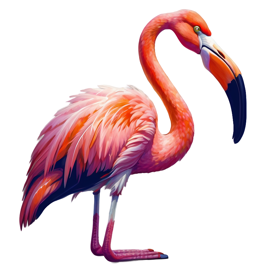 Retro Flamingo Poster Png Ami5