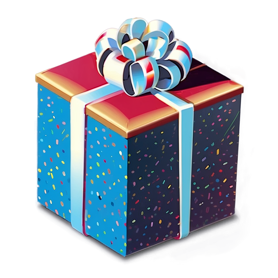 Retro Gift Box Png 98