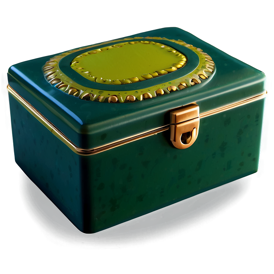 Retro Green Box Png 06292024