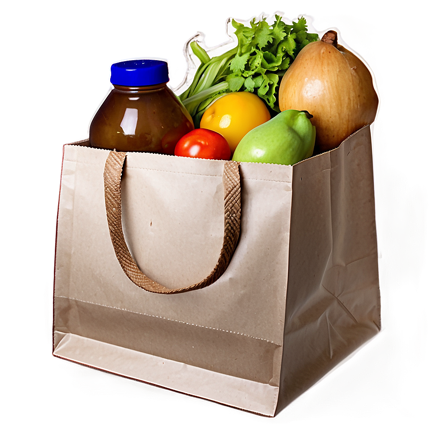 Retro Grocery Bag Png 69