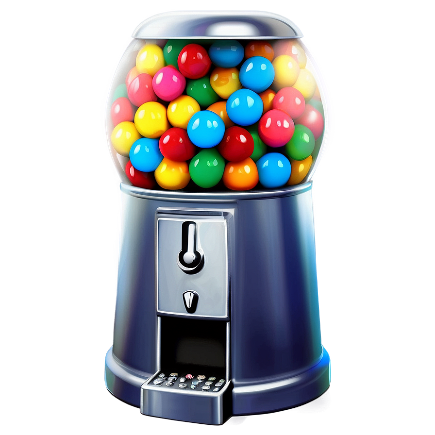 Retro Gumball Machine Png 06292024