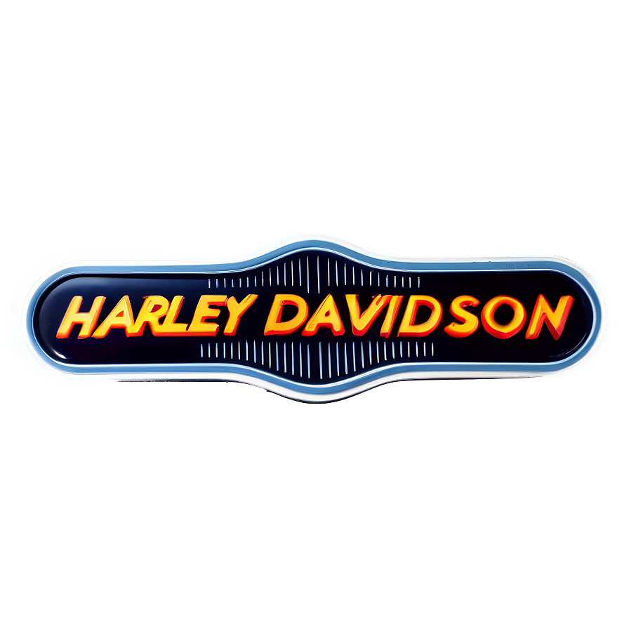 Retro Harley-davidson Badge Png Yys