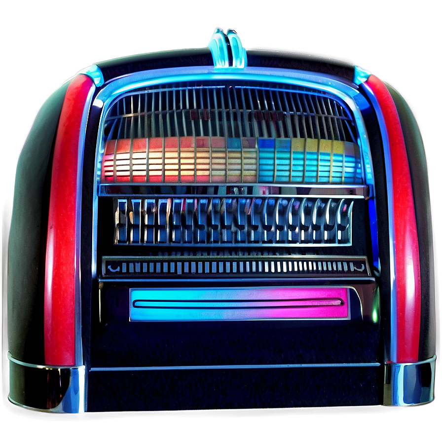 Retro Jukebox Design Png Wlo26