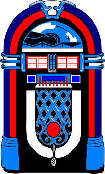 Retro Jukebox Vector Illustration