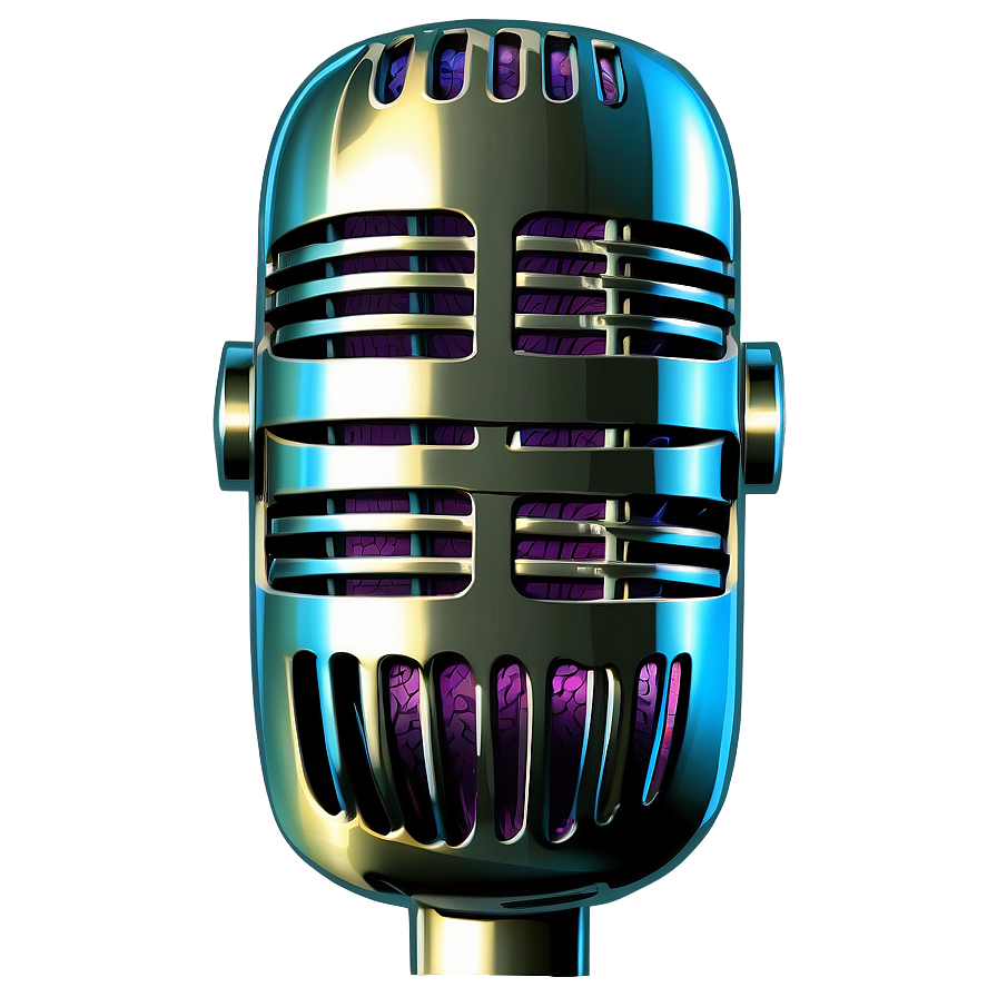 Retro Microphone Png Tlo63