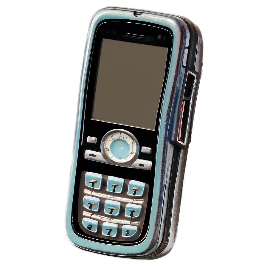 Retro Mobile Phone Design Png Otl