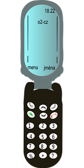 Retro Mobile Phone Illustration