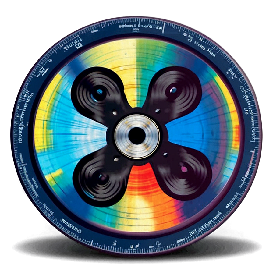 Retro Music Disc Png 18