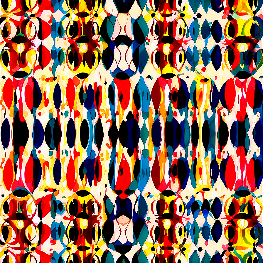 Retro Pattern I Design Png 30