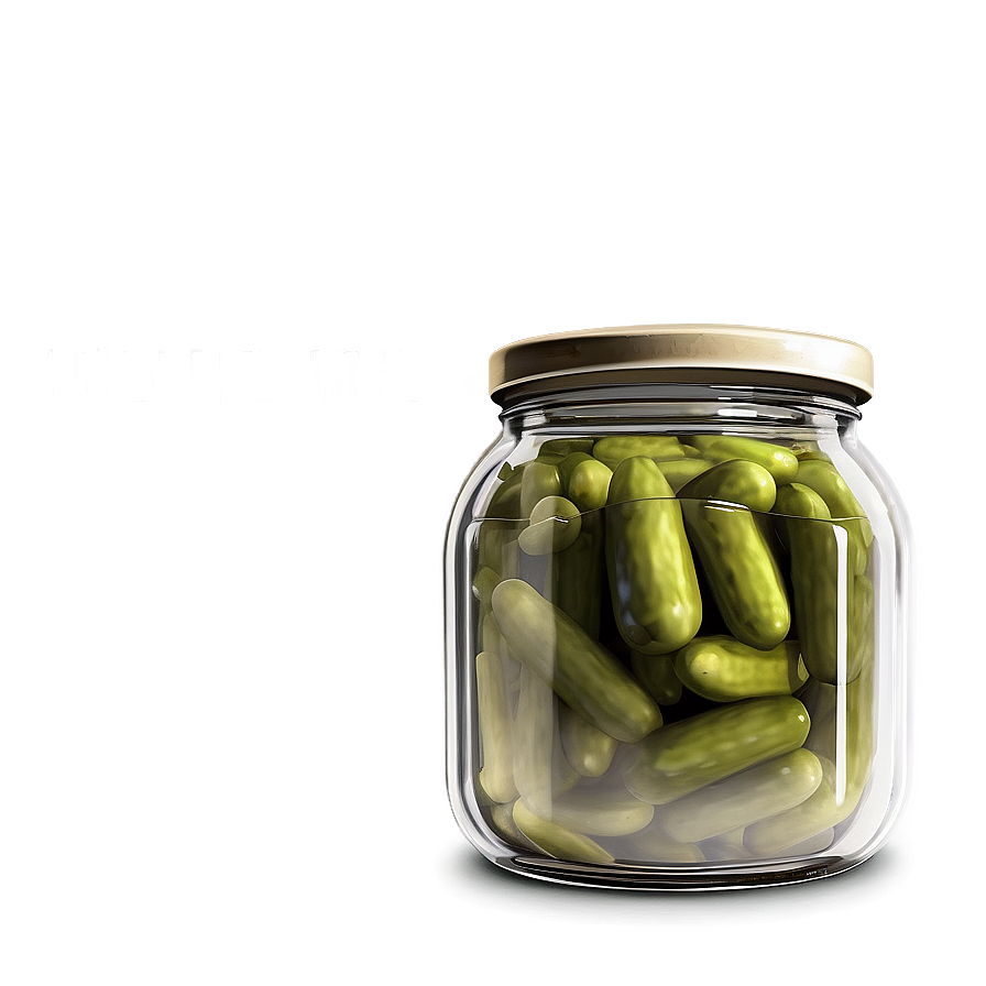 Retro Pickle Jar Png 06212024