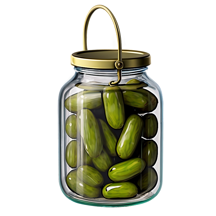 Retro Pickle Jar Png Pxd