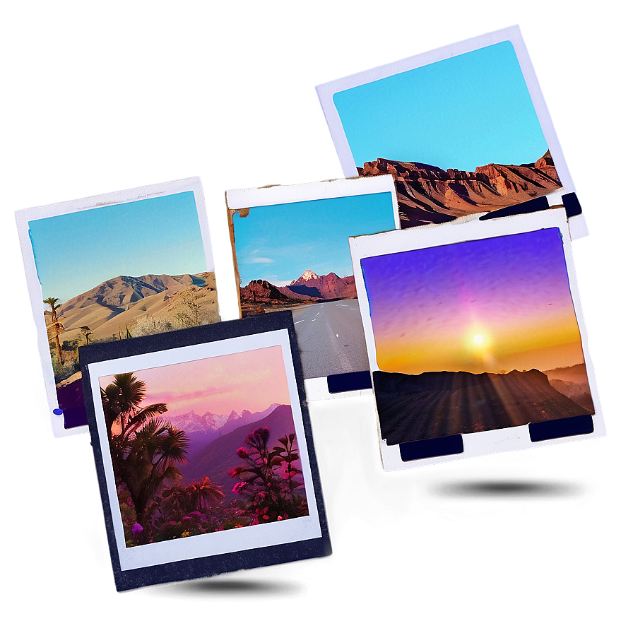 Retro Polaroid Film Design Png Aku60