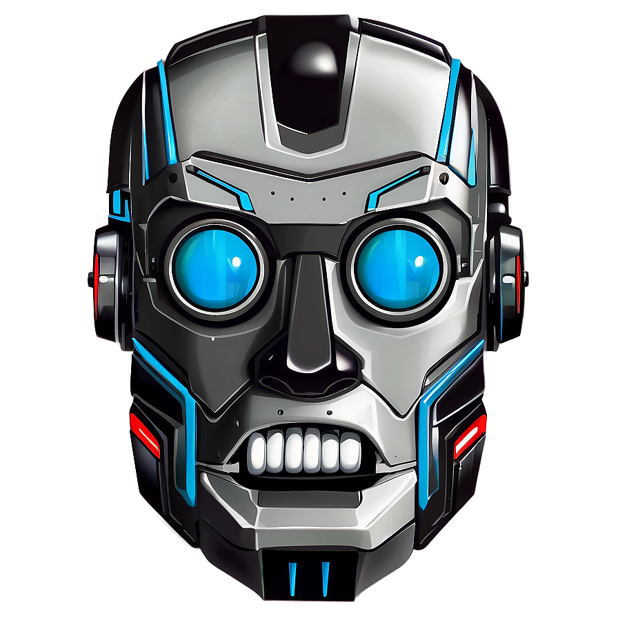 Retro Robot Head Png 06212024