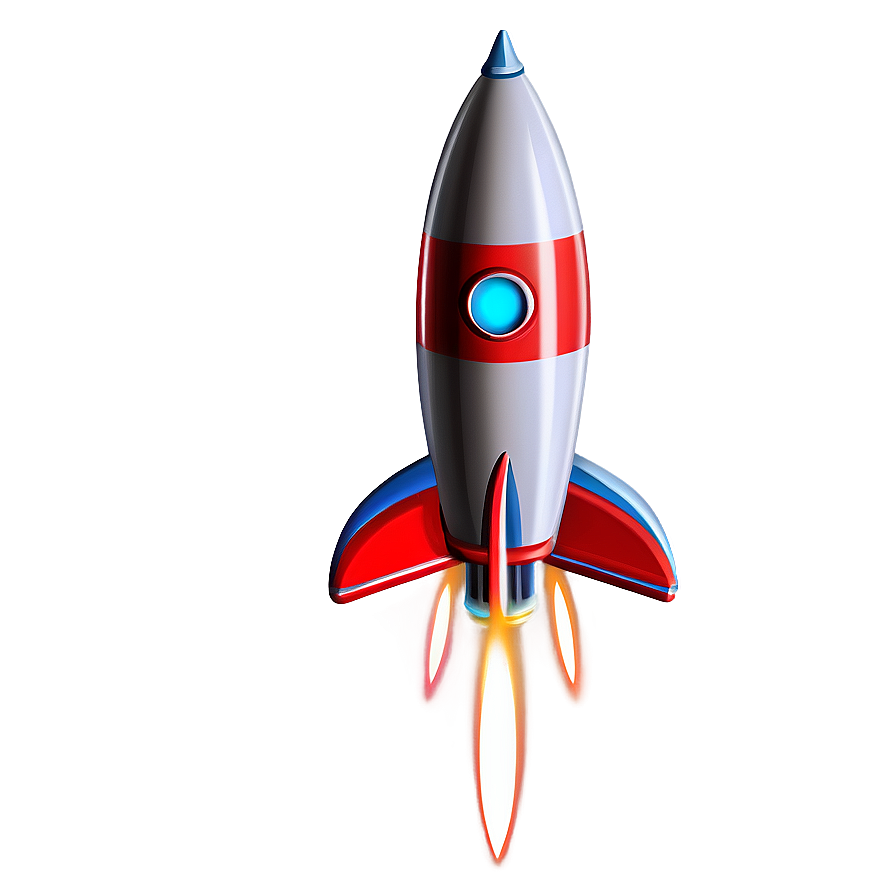 Retro Rocketship Png Msr84