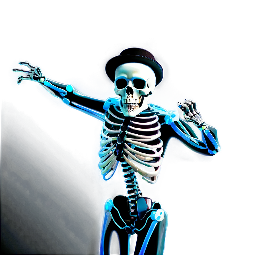 Retro Skeleton Dance Moves Png 74