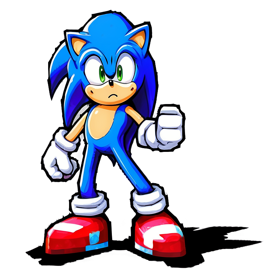 Retro Sonic Pixel Art Png 47