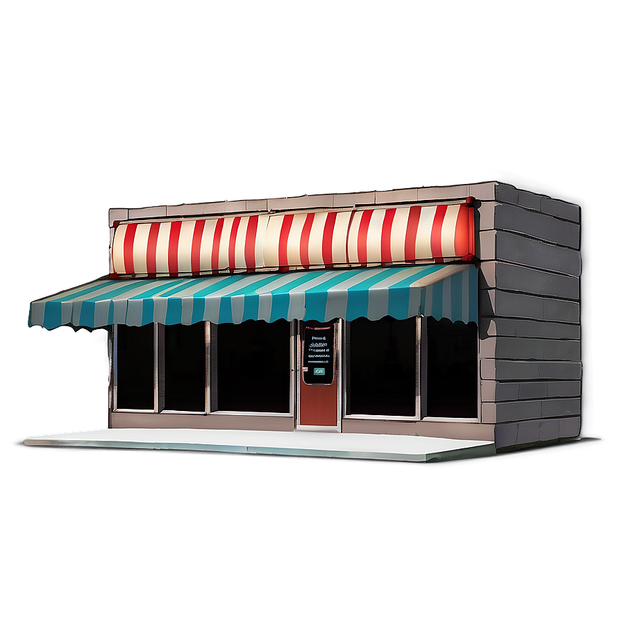 Retro Store Awning Png Mjl47