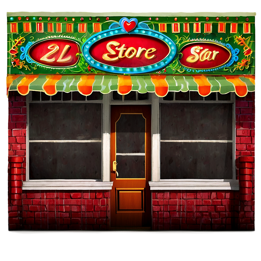 Retro Store Awning Png Rae87